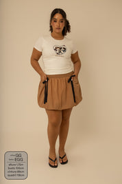 mini short saia balonê garoa