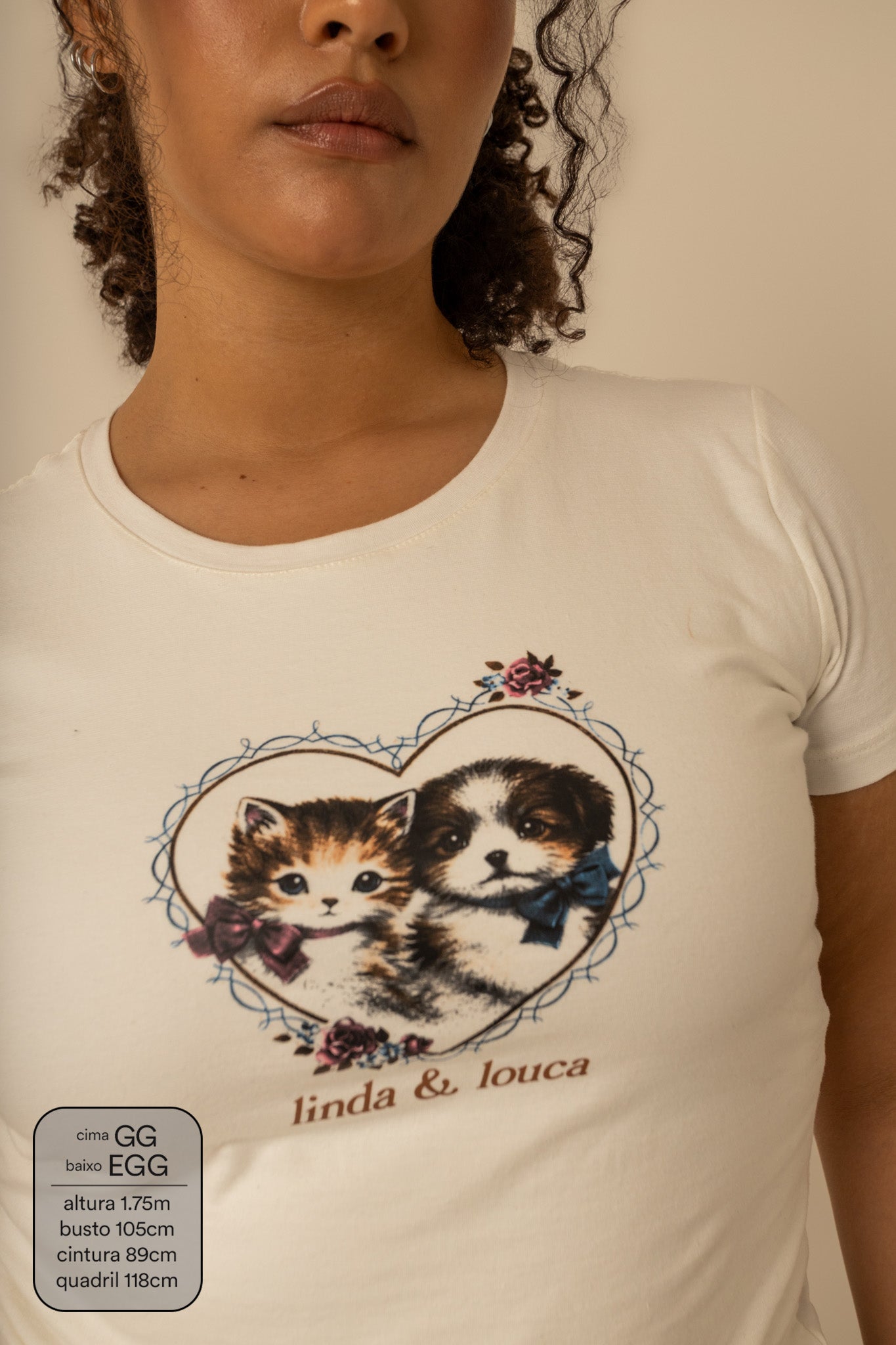 baby tee linda e louca