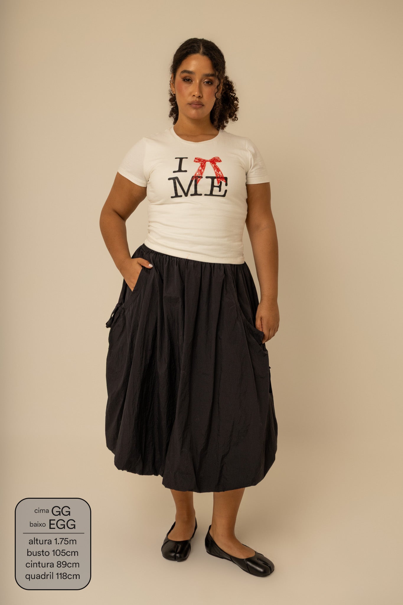 saia midi balonê garoa