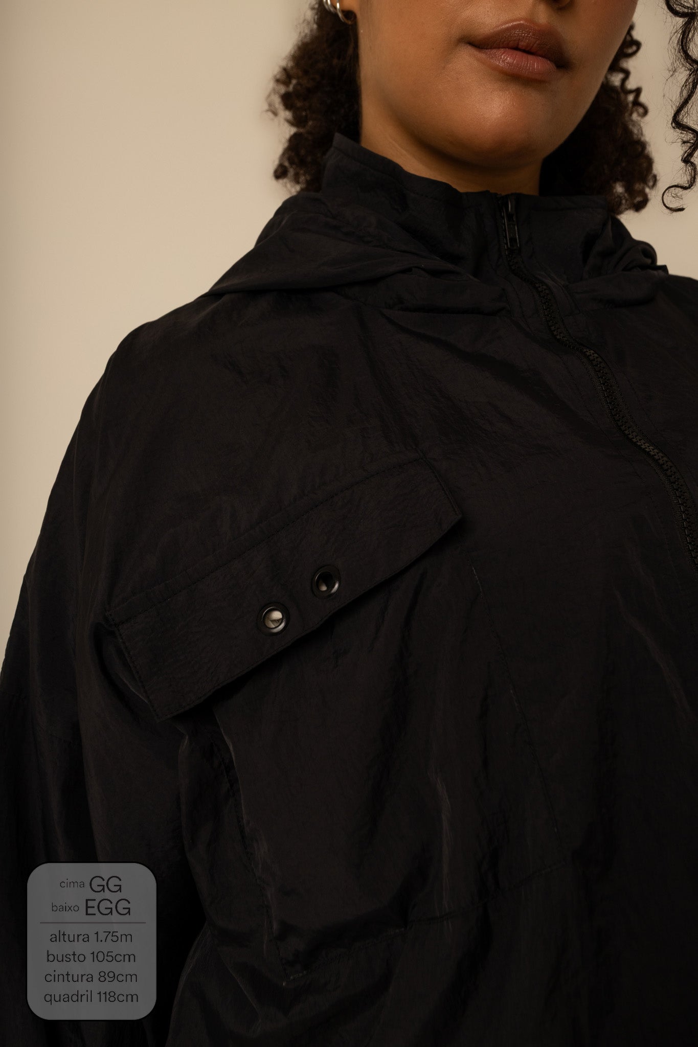 jaqueta corta vento garoa