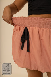 mini short saia balonê garoa