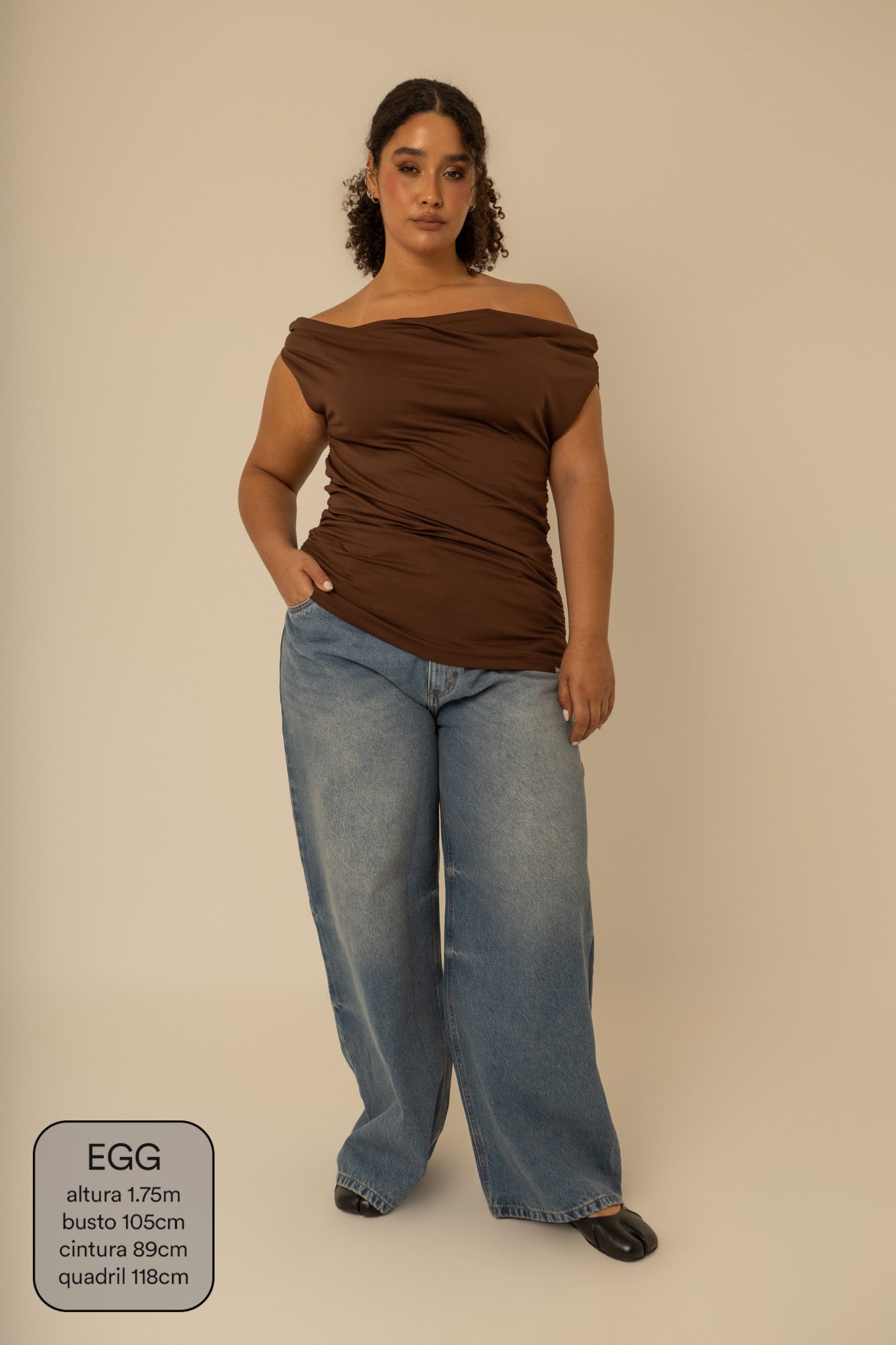 blusa ombro a ombro clássica