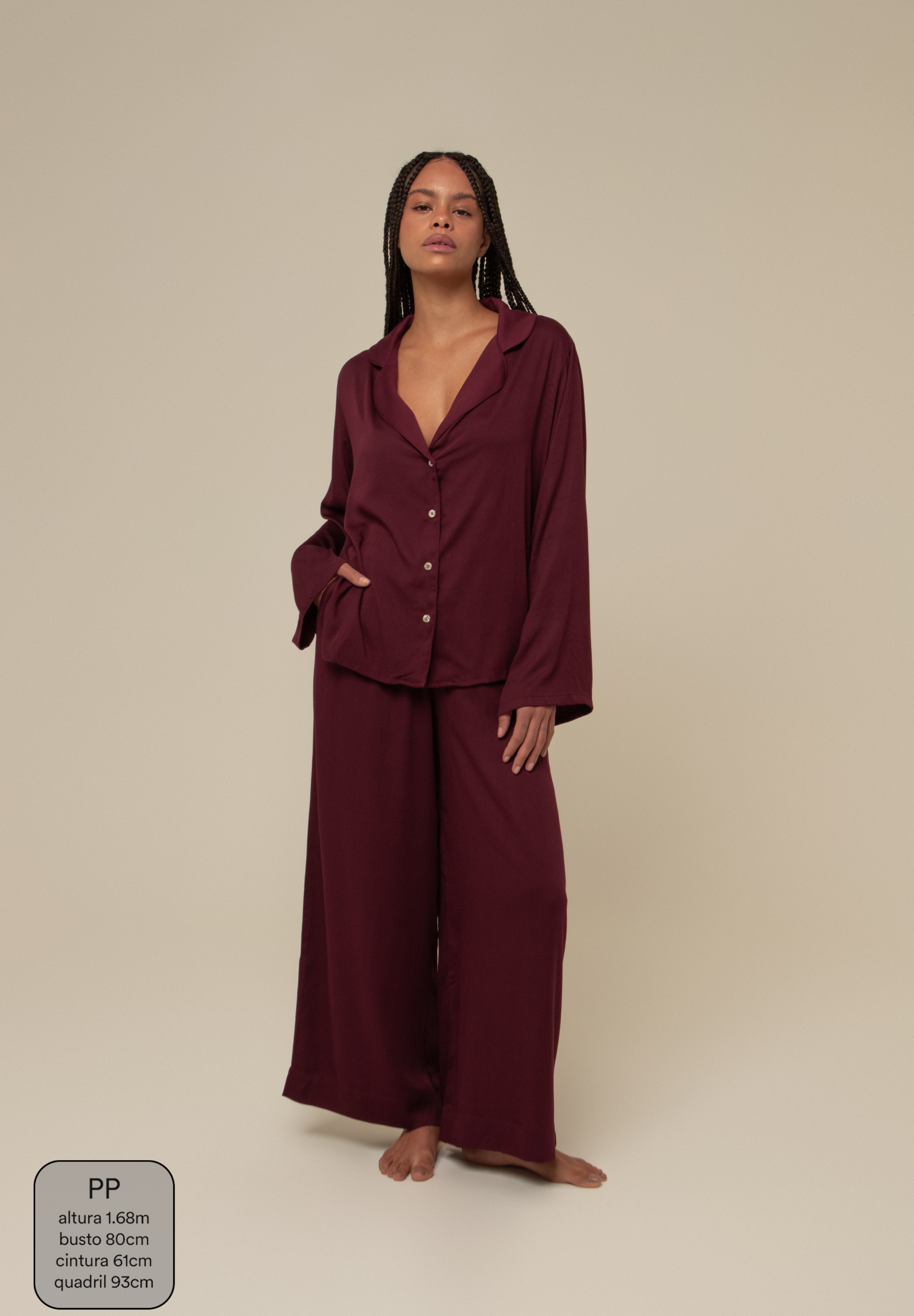calça bonjour | calça de pijama com bolsos