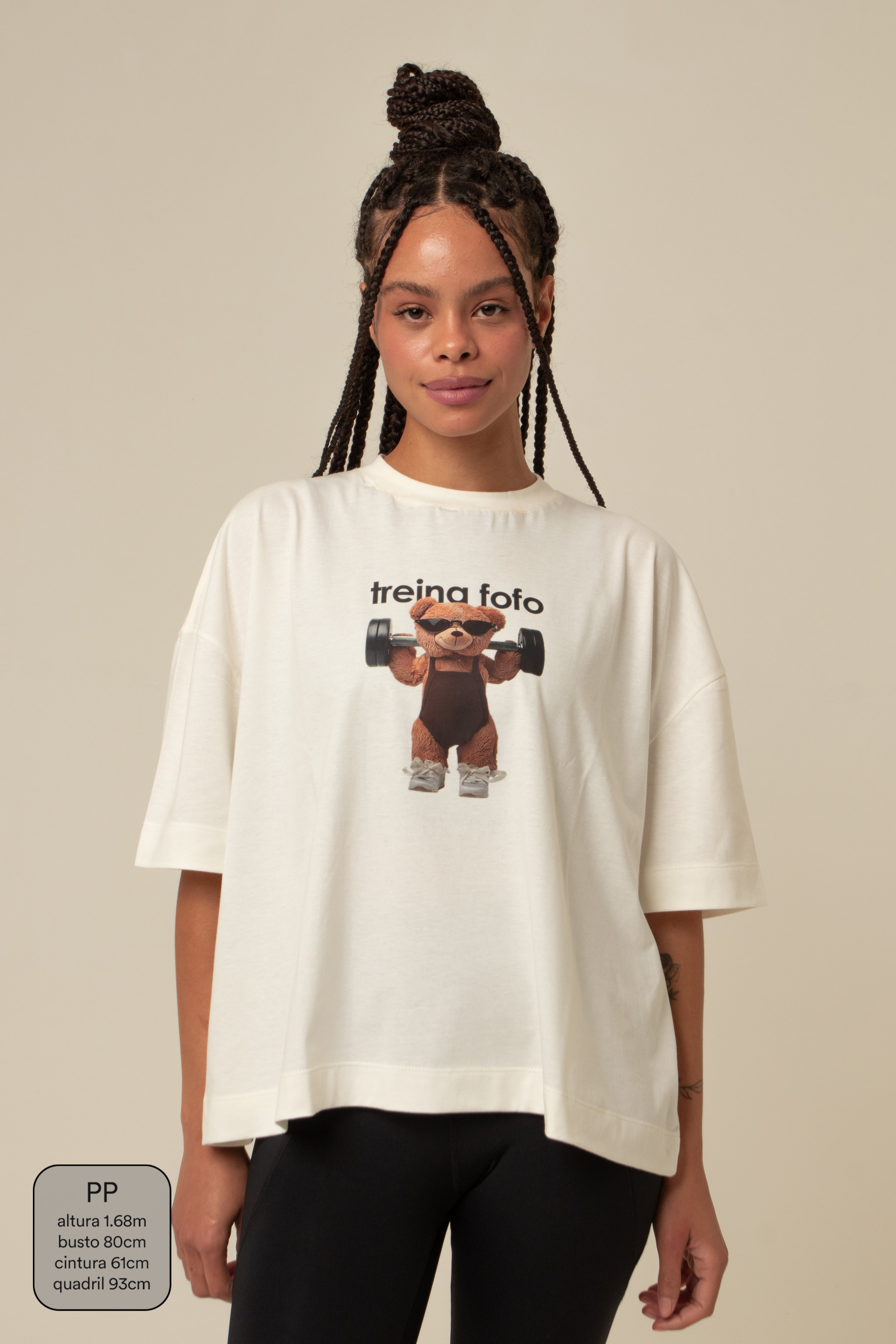camisetão treina fofo | camiseta oversized