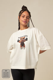 camisetão treina fofo | camiseta oversized