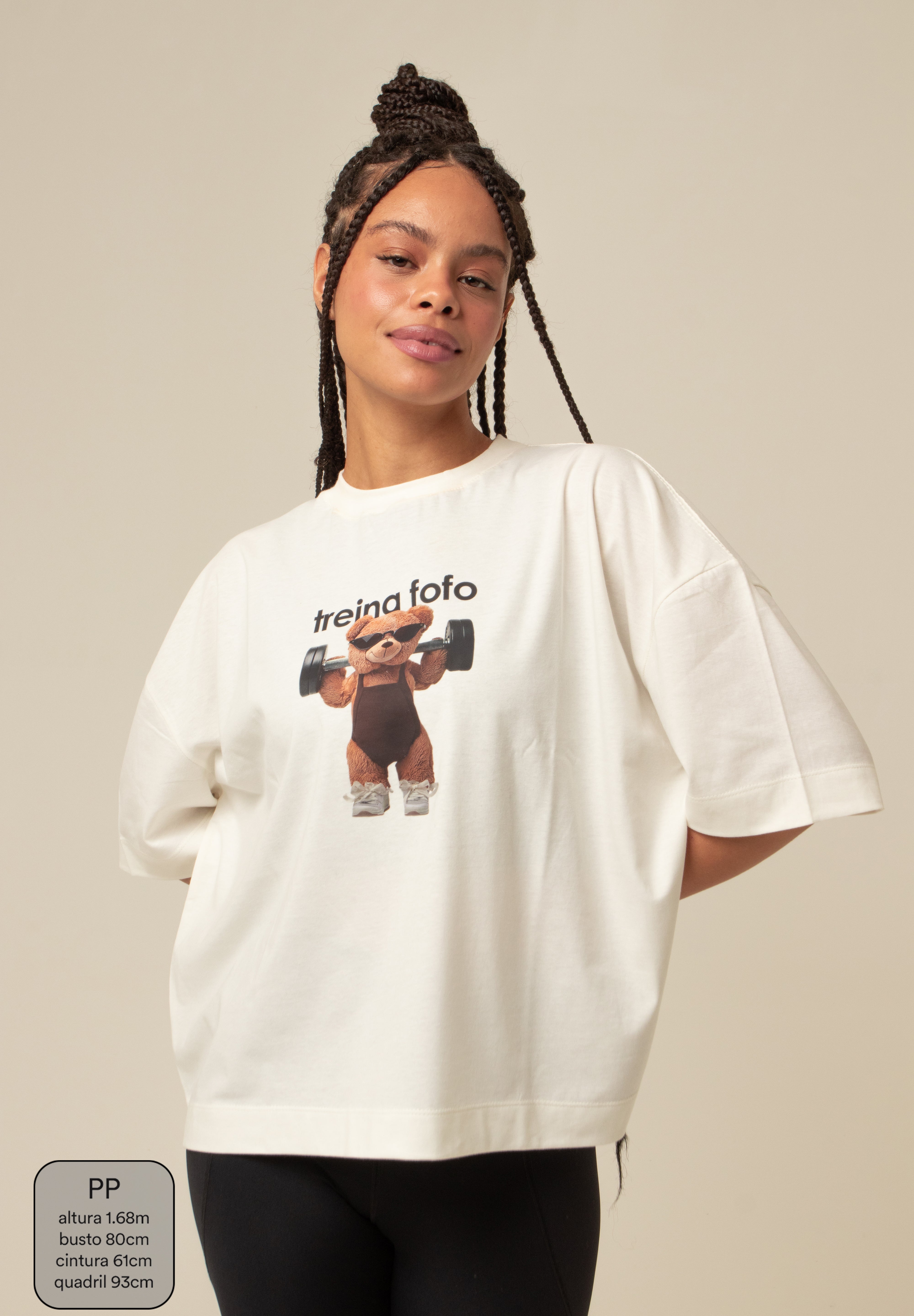 camisetão treina fofo | camiseta oversized