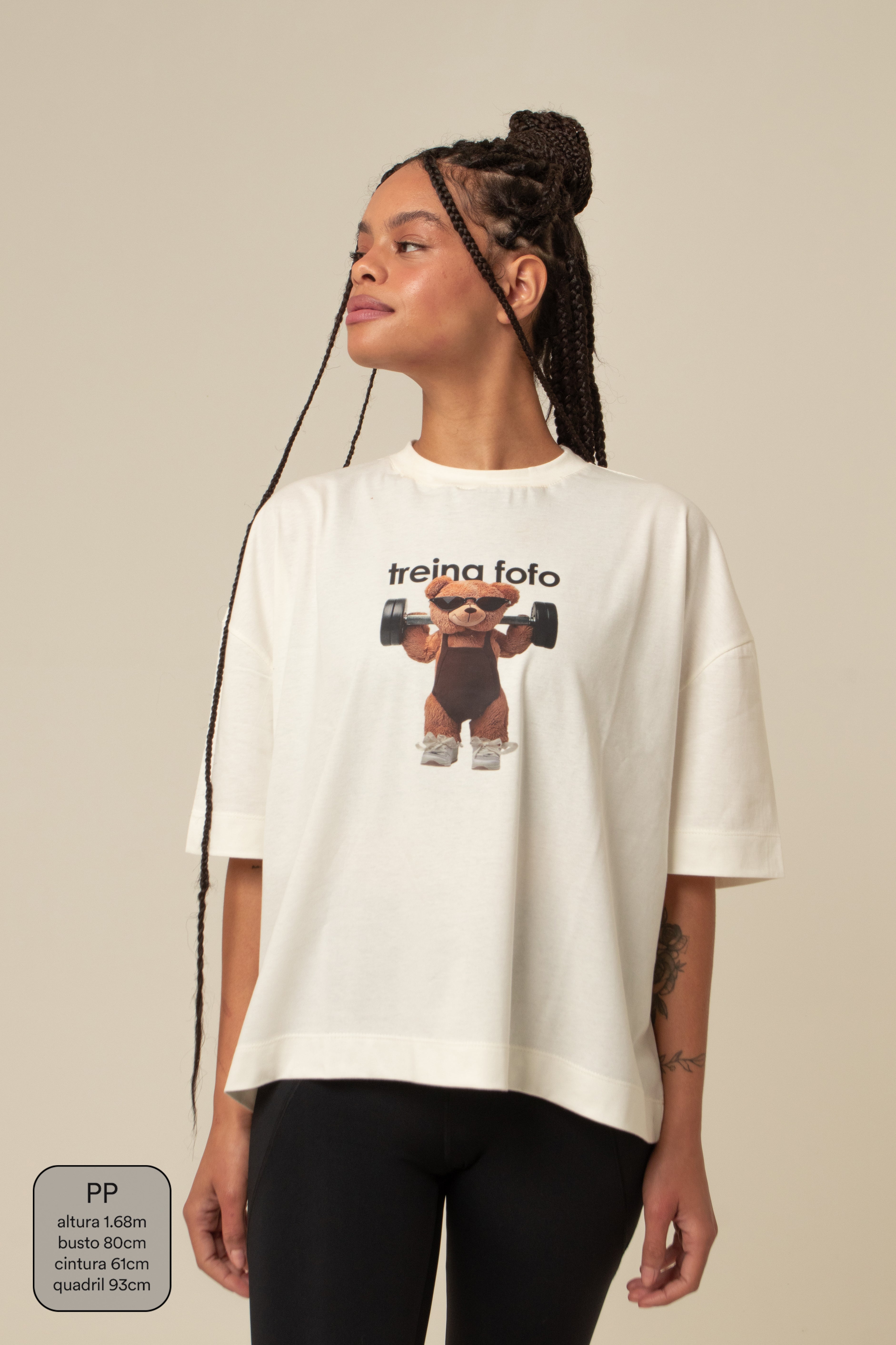 camisetão treina fofo | camiseta oversized