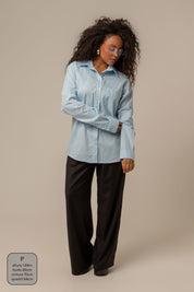 camisa social feminina chefa