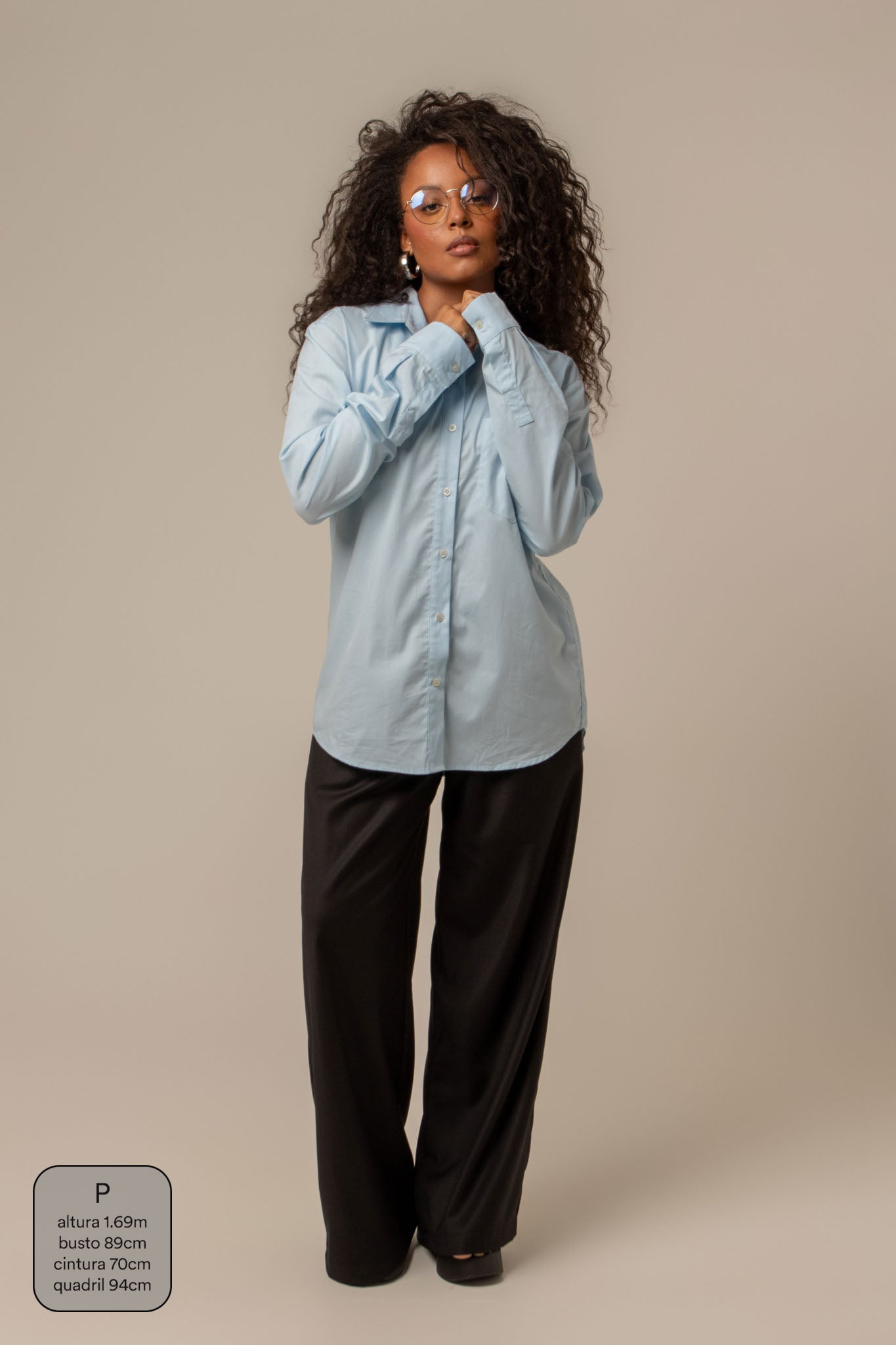 camisa social feminina chefa