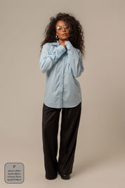 camisa social feminina chefa