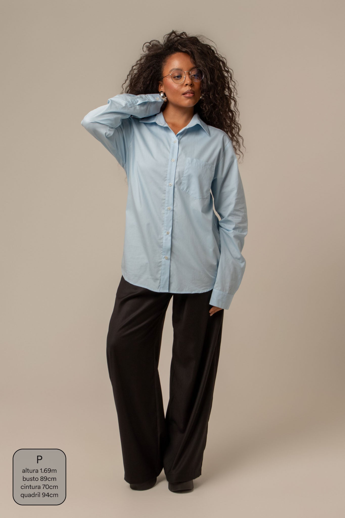 camisa social feminina chefa