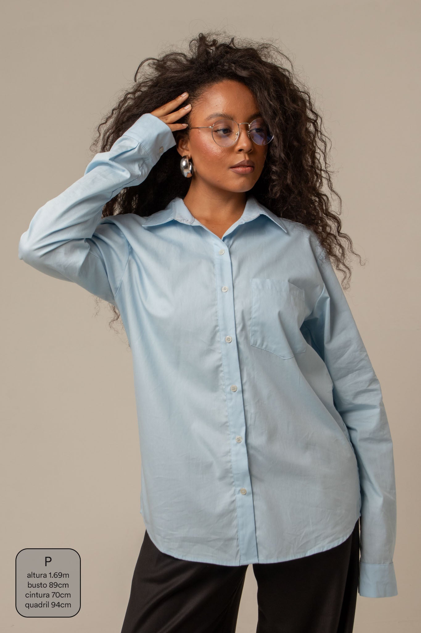 camisa social feminina chefa