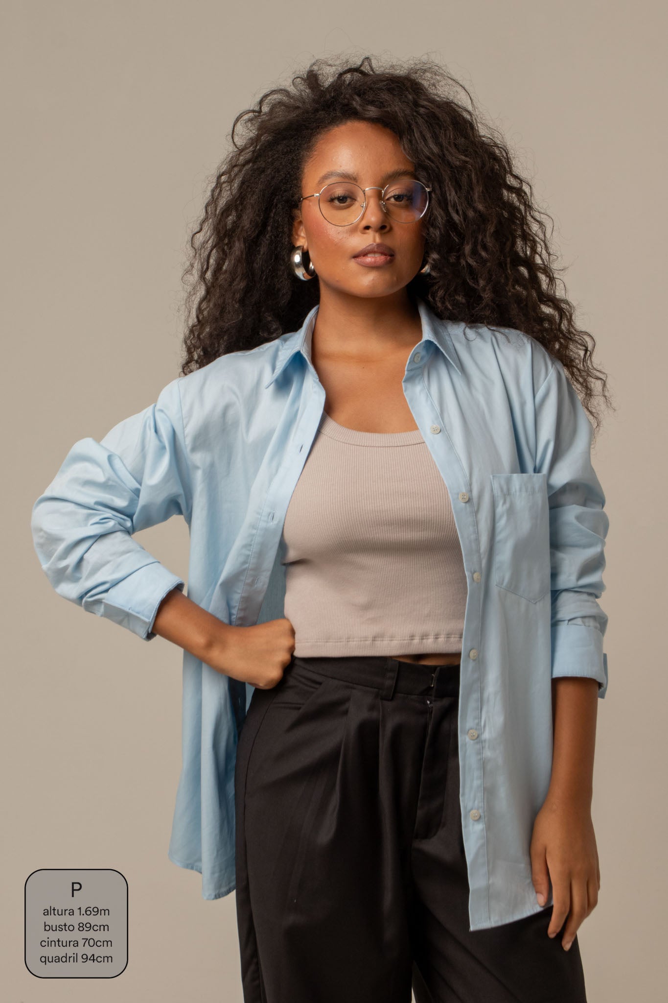 camisa social feminina chefa
