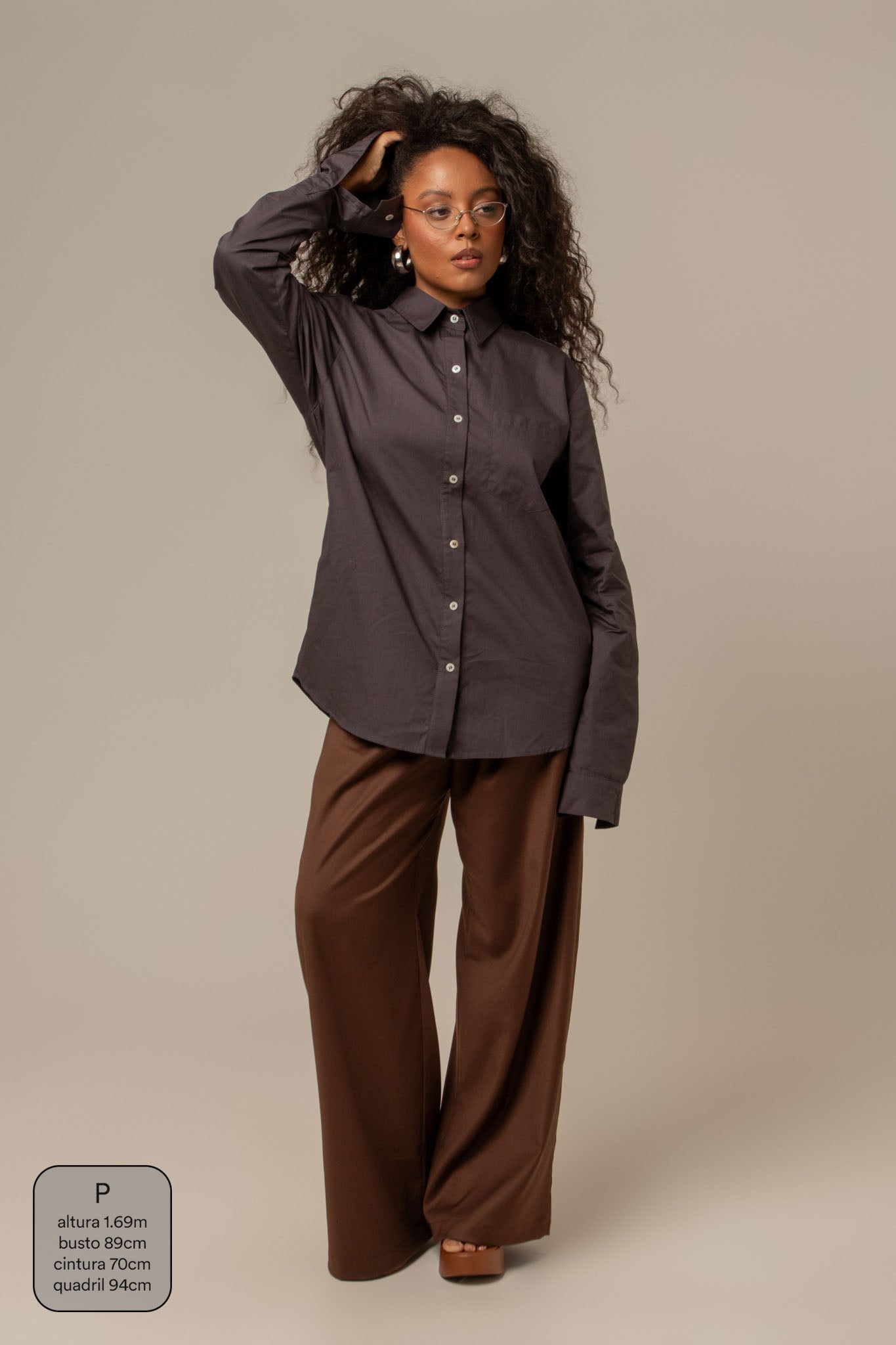 camisa social feminina chefa