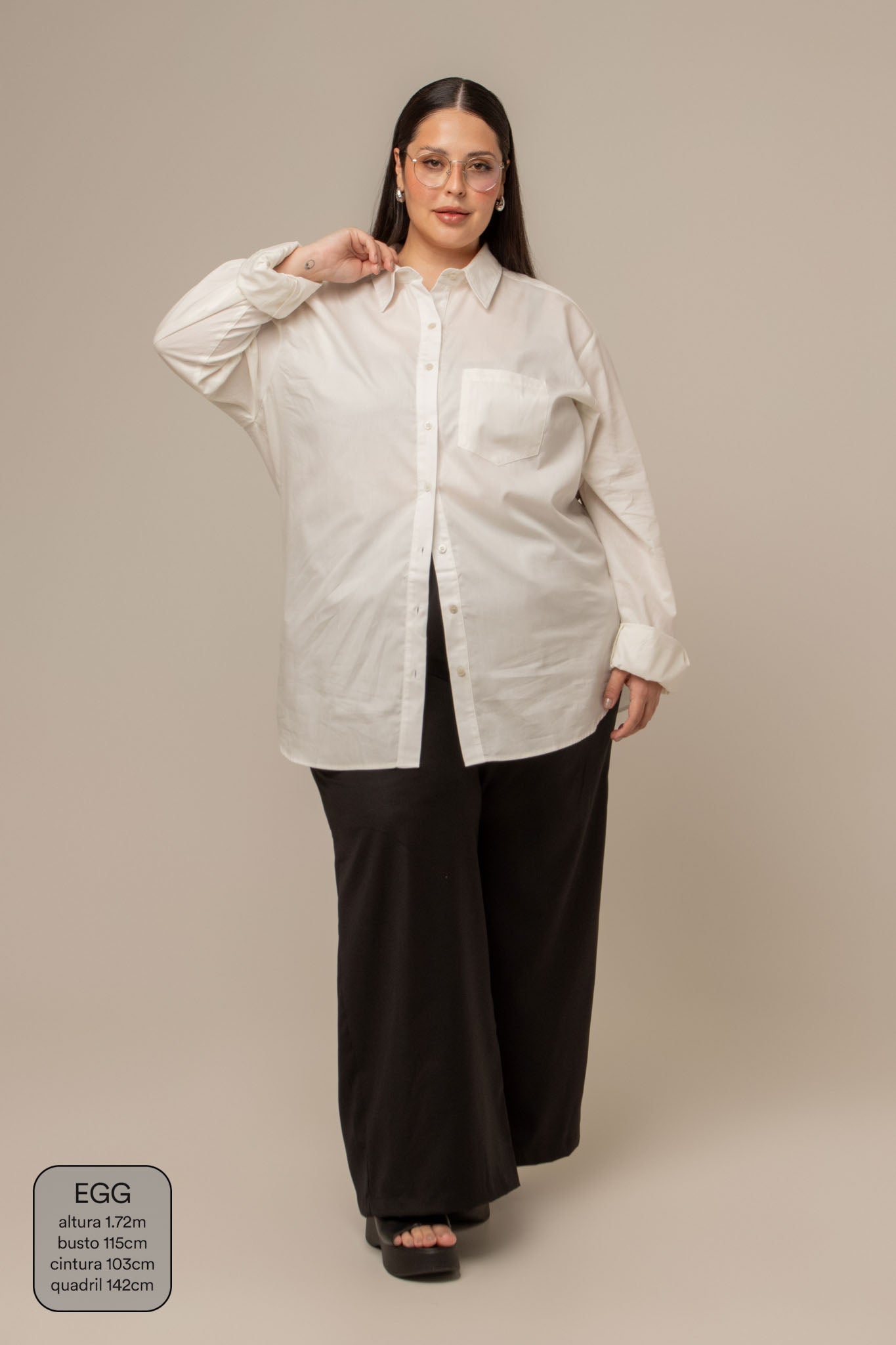 camisa social feminina chefa