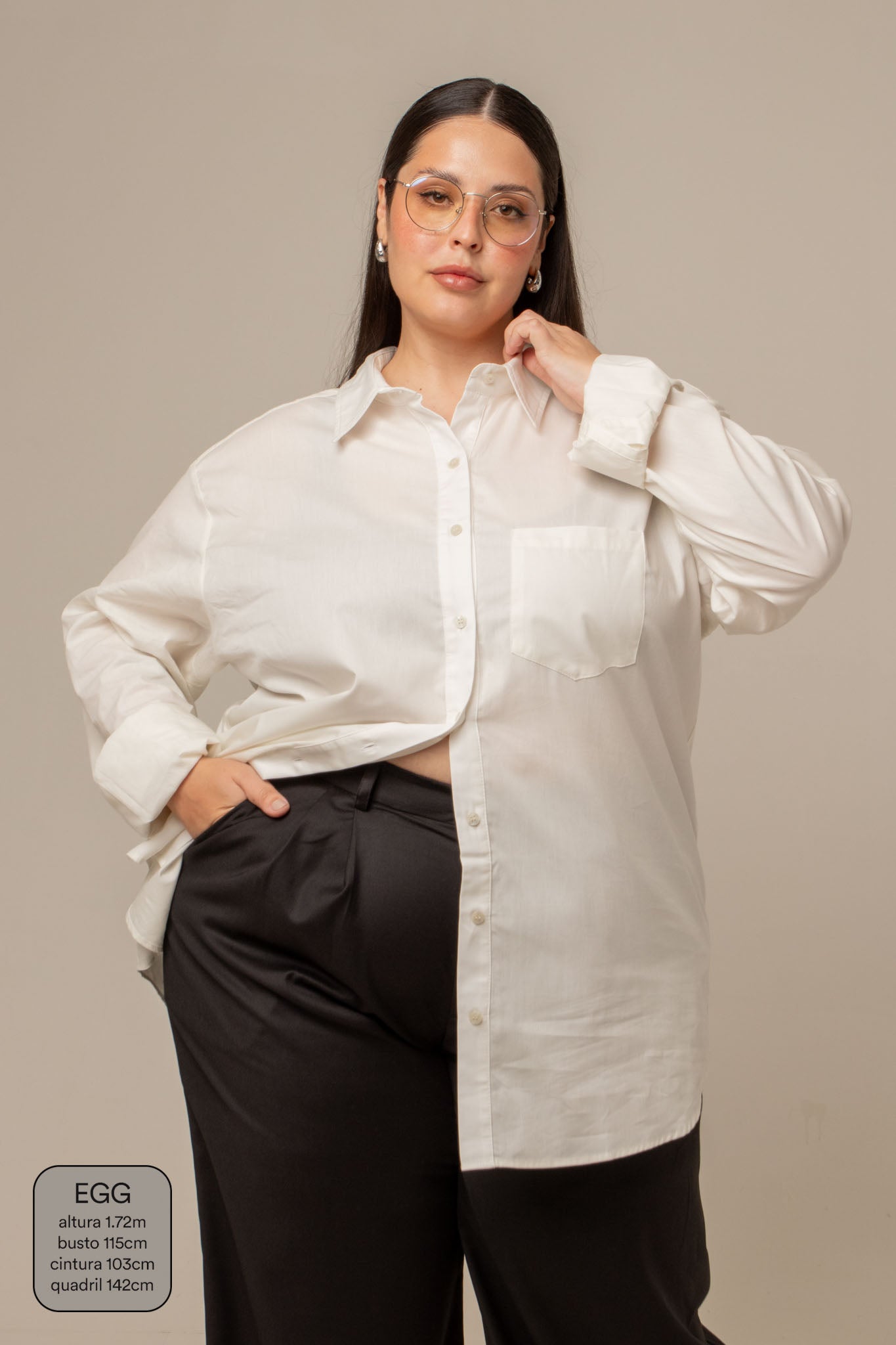 camisa social feminina chefa