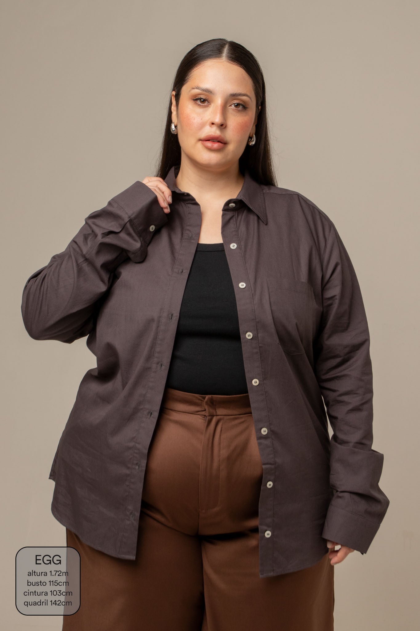 camisa social feminina chefa