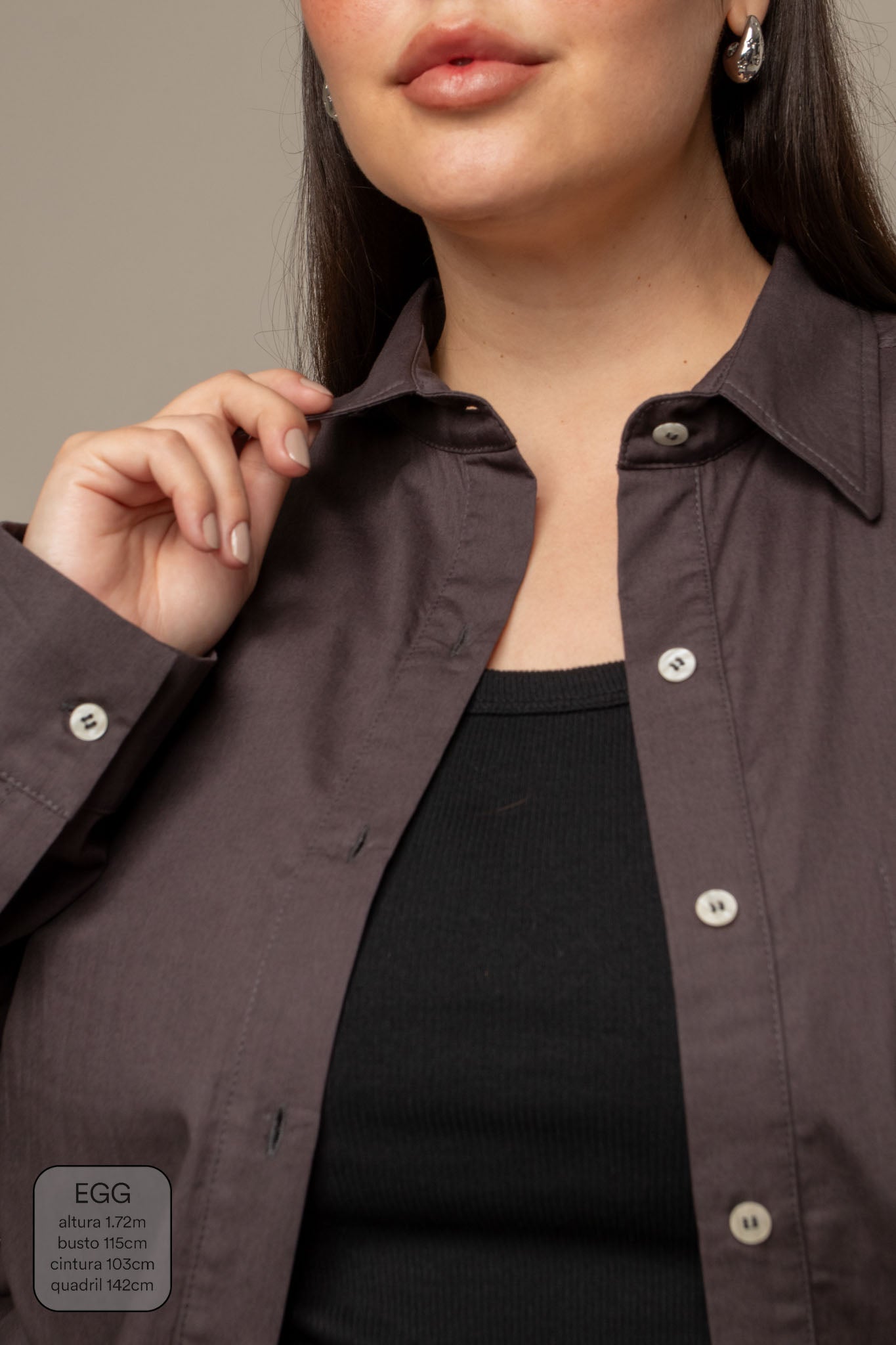 camisa social feminina chefa