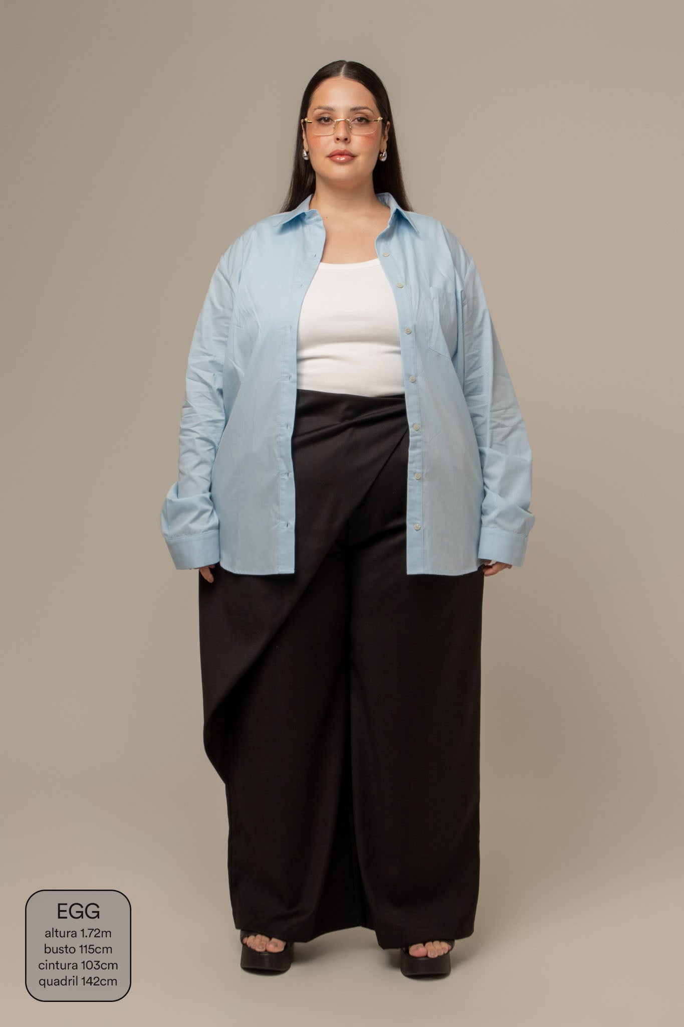 camisa social feminina chefa