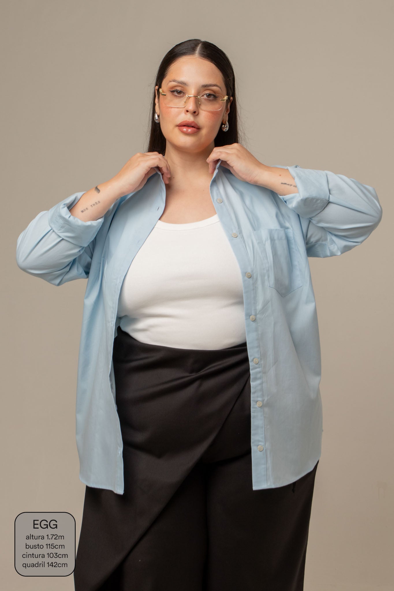 camisa social feminina chefa