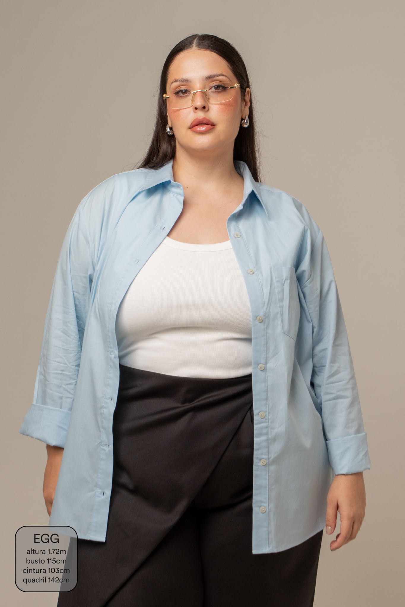camisa social feminina chefa