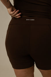 short compress gym babe | short fitness com bolsos