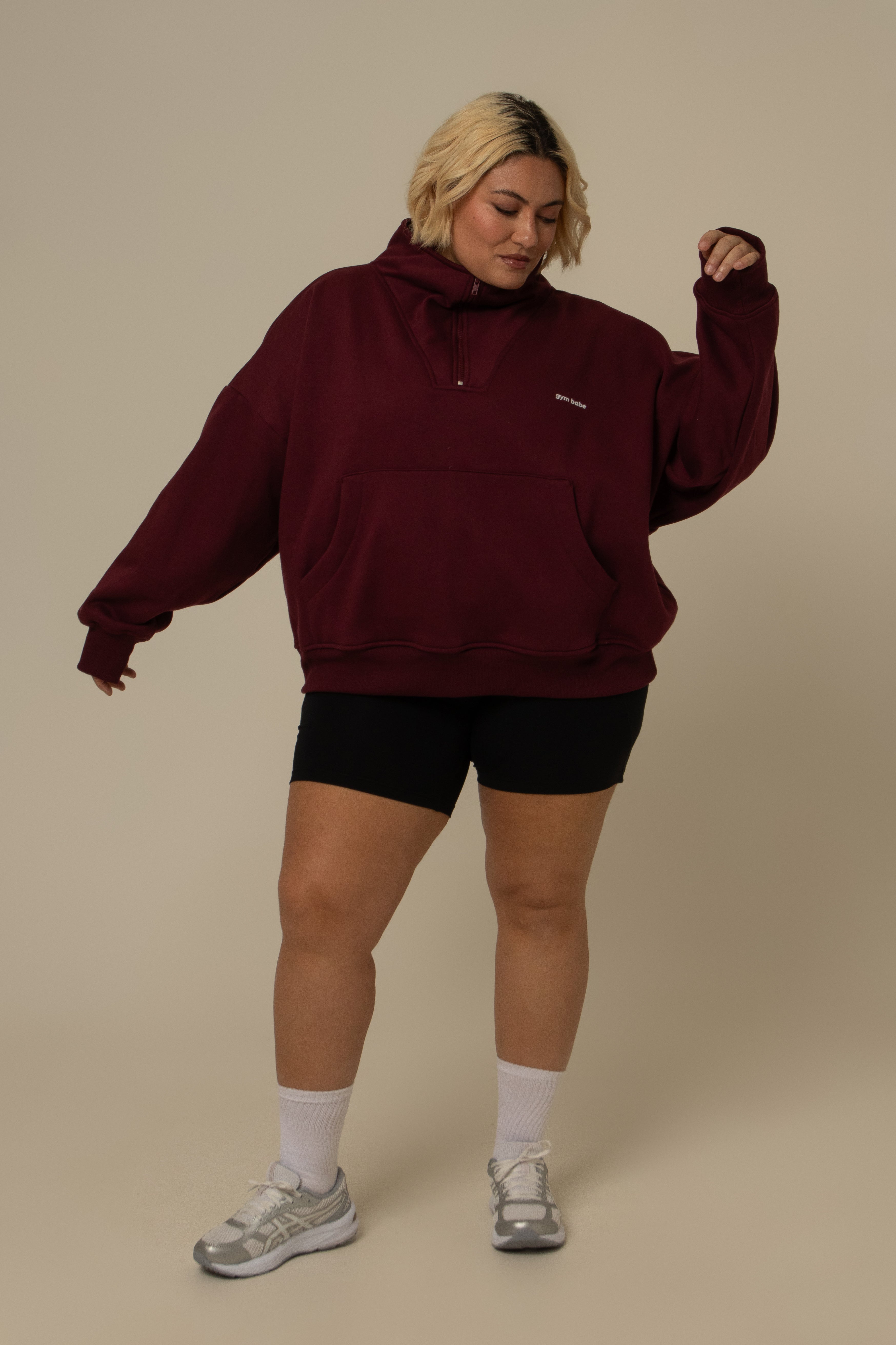 moletom gym babe | casaco gola alta