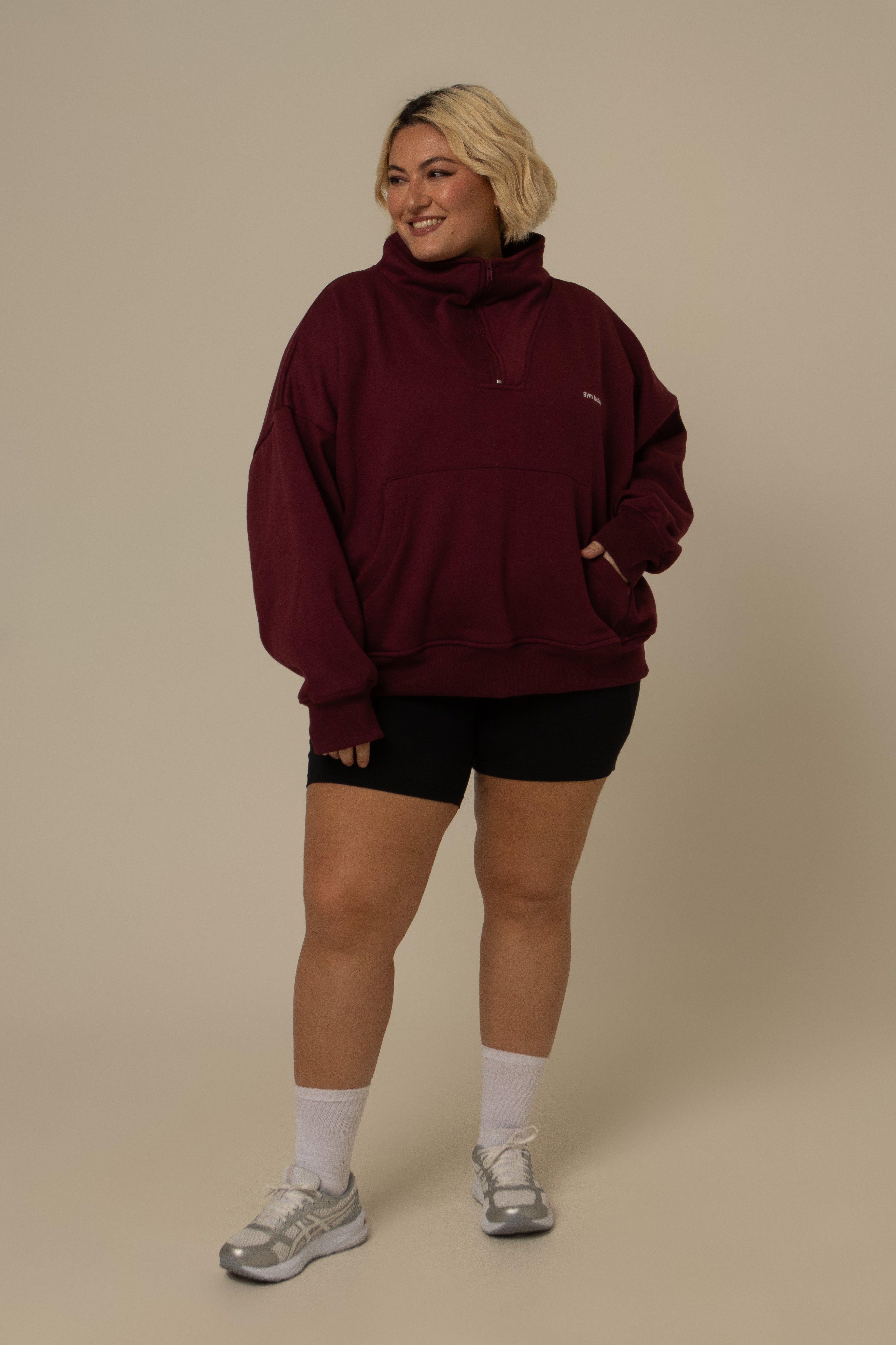 moletom gym babe | casaco gola alta