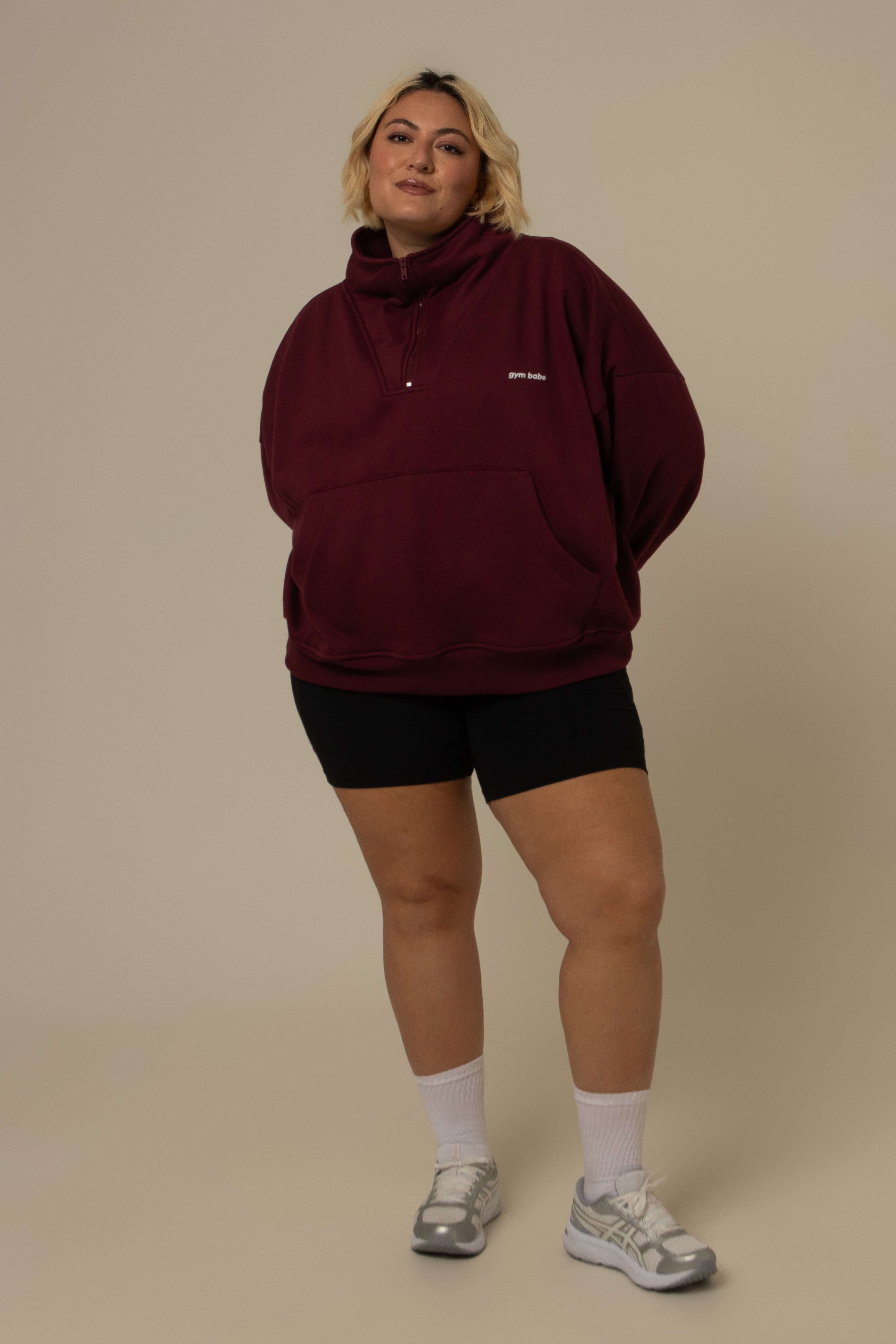 moletom gym babe | casaco gola alta