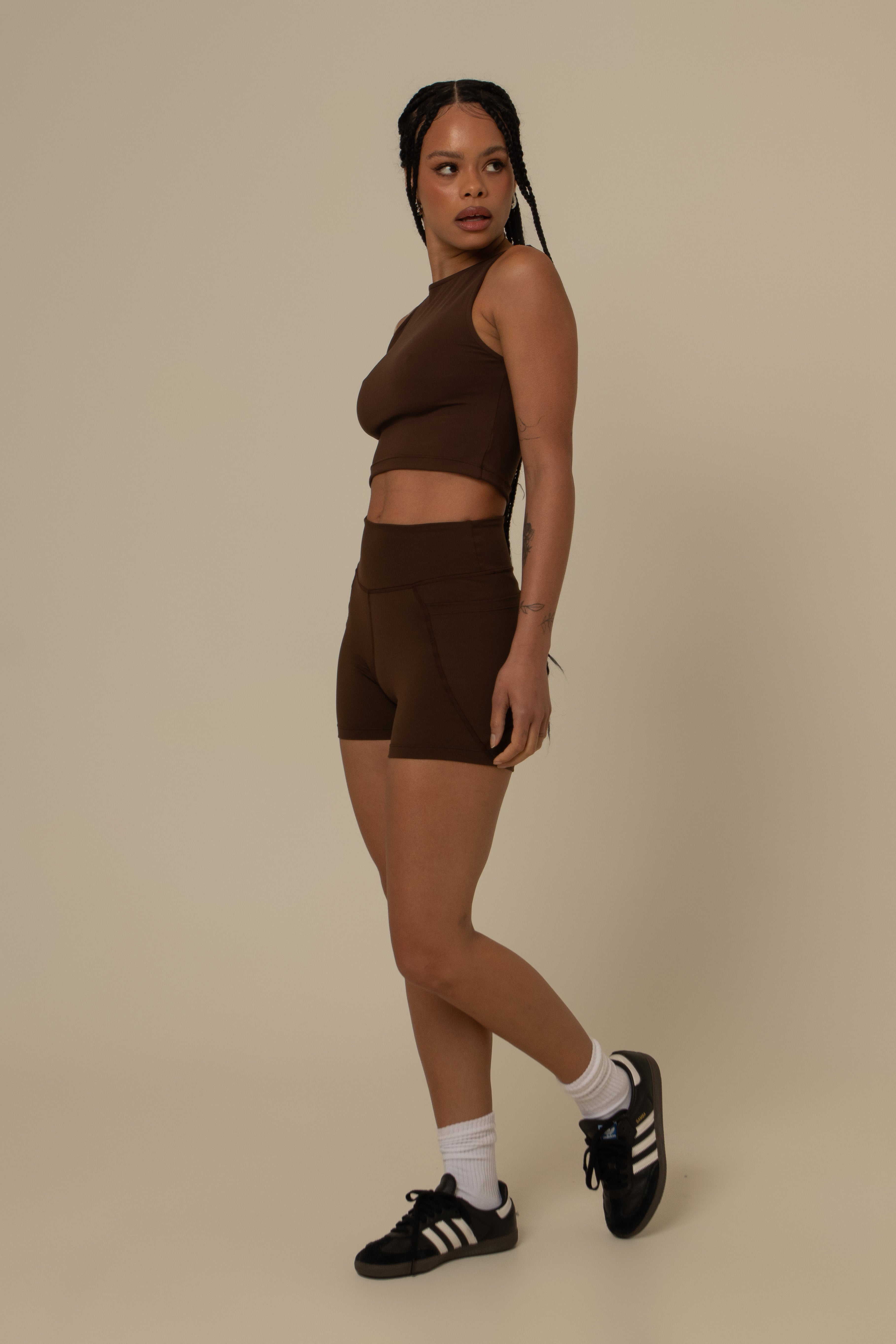 short compress gym babe | short fitness com bolsos
