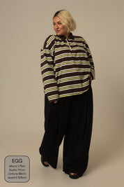 polo listrada oversized manga longa luv