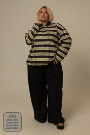 polo listrada oversized manga longa luv