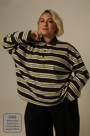 polo listrada oversized manga longa luv
