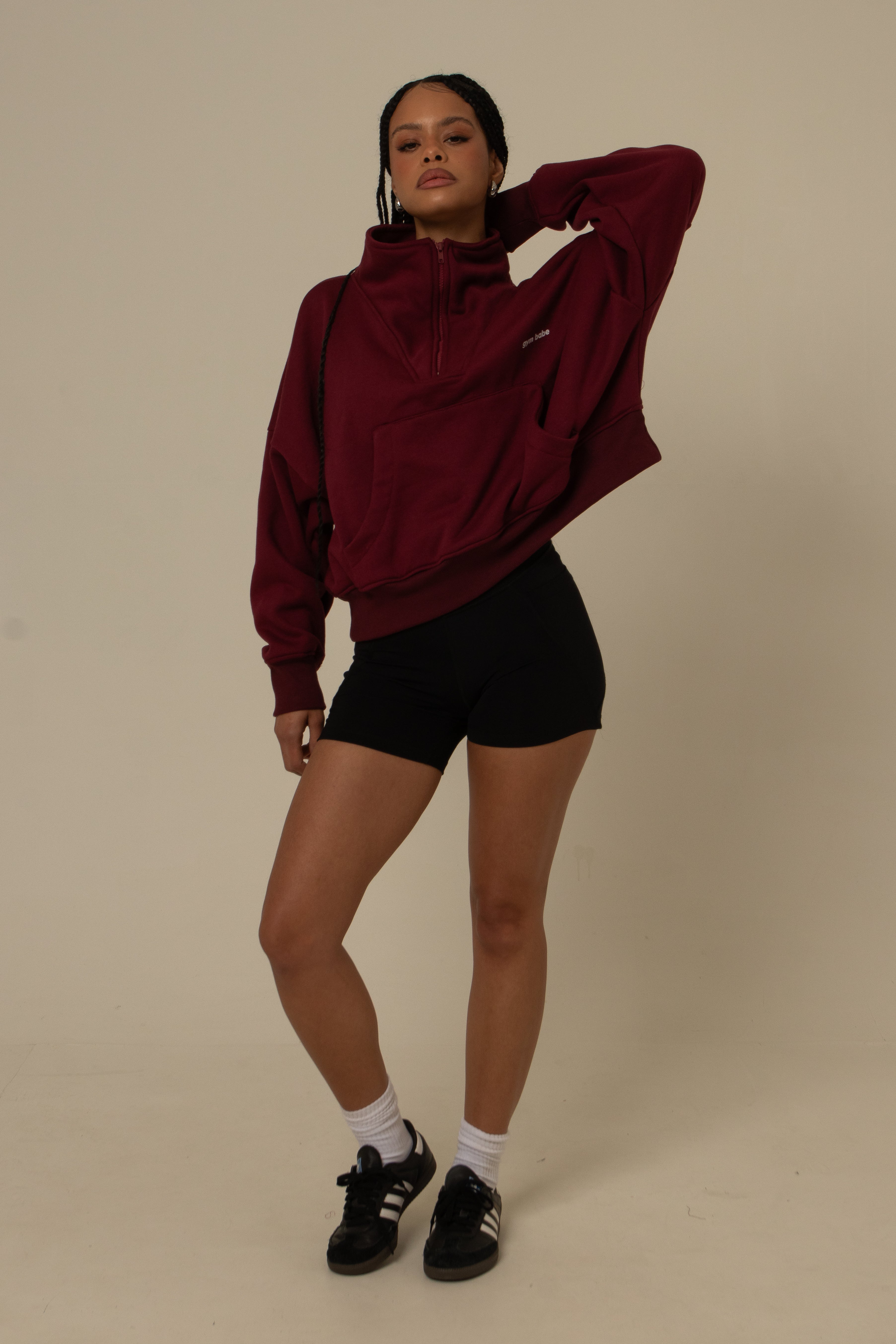 short compress gym babe | short fitness com bolsos