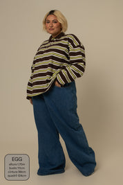 polo listrada oversized manga longa luv