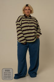 polo listrada oversized manga longa luv