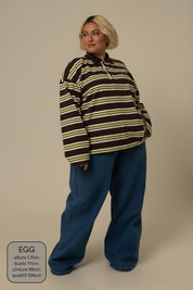 polo listrada oversized manga longa luv