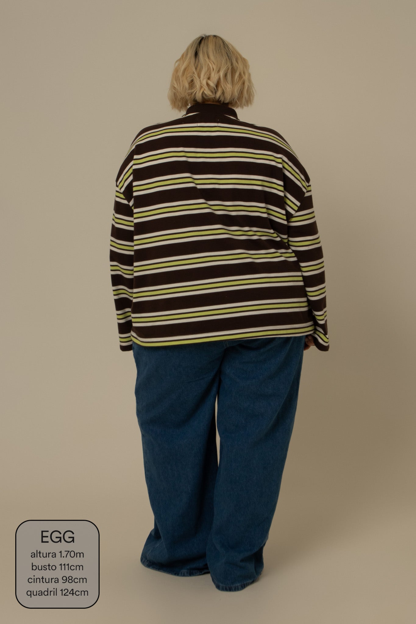 polo listrada oversized manga longa luv