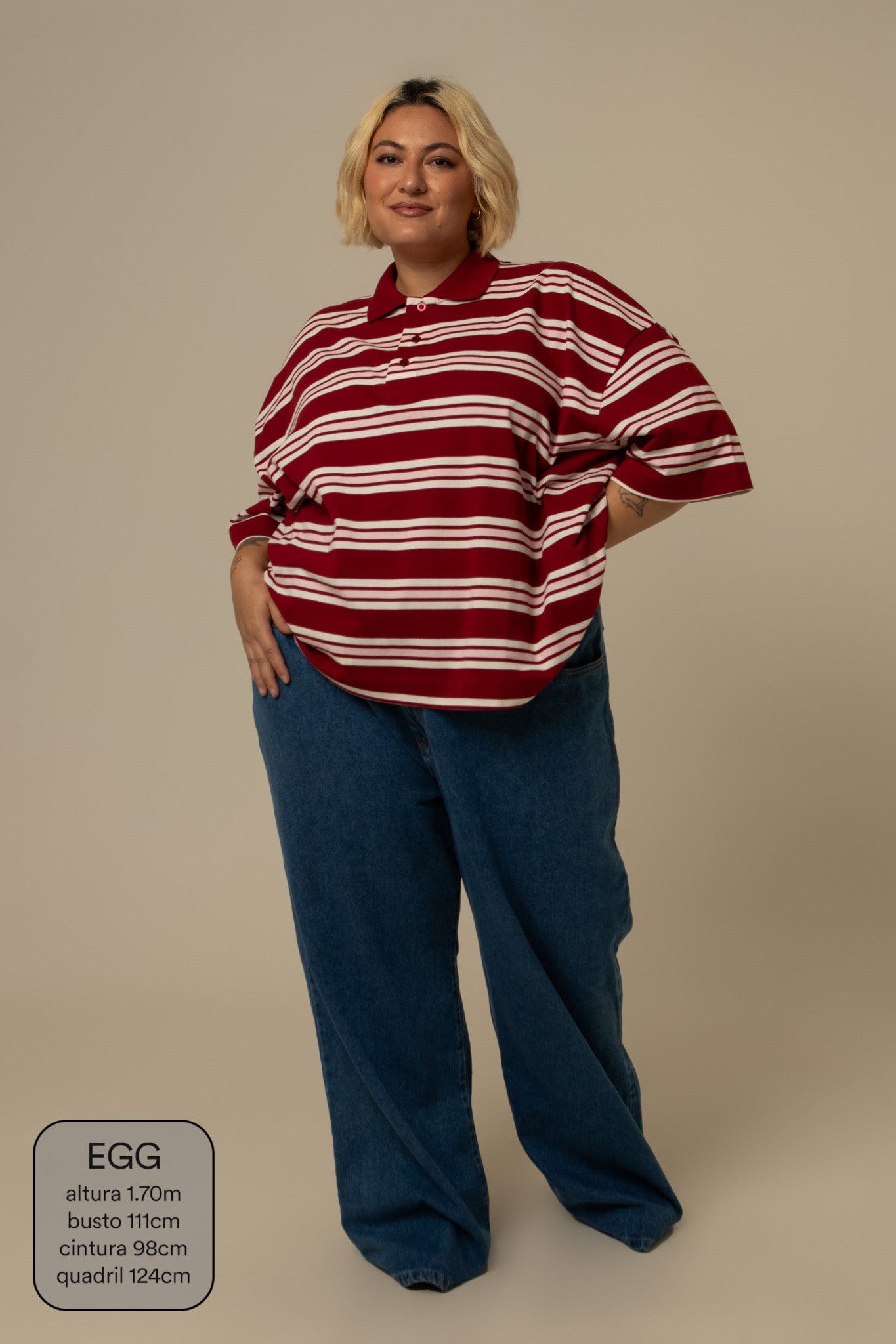 polo listrada oversized luv
