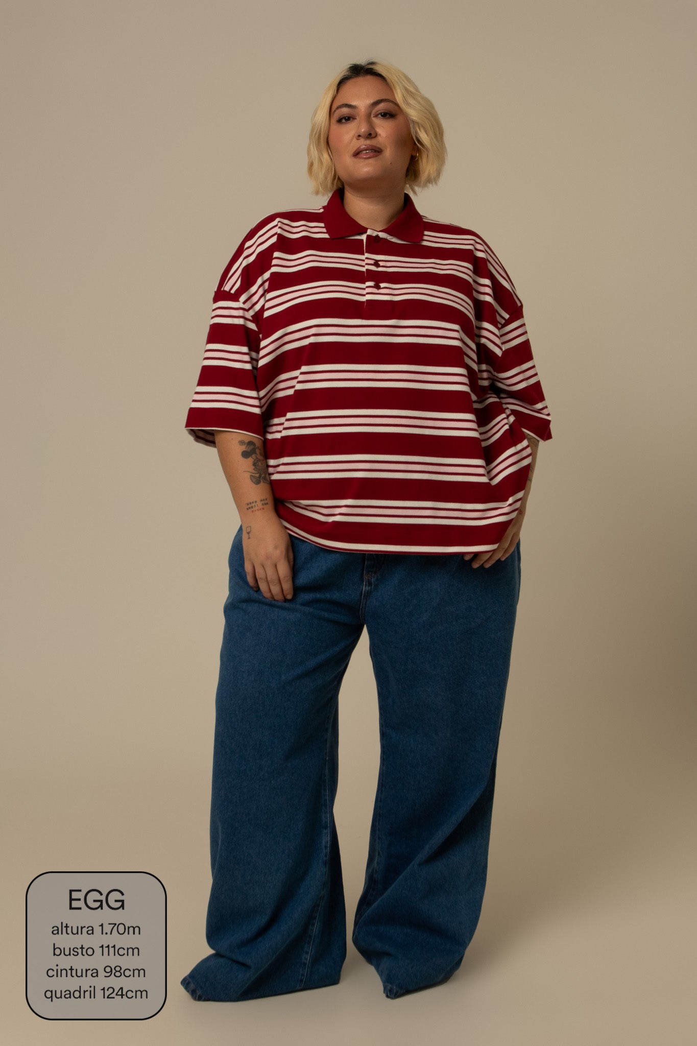 polo listrada oversized luv
