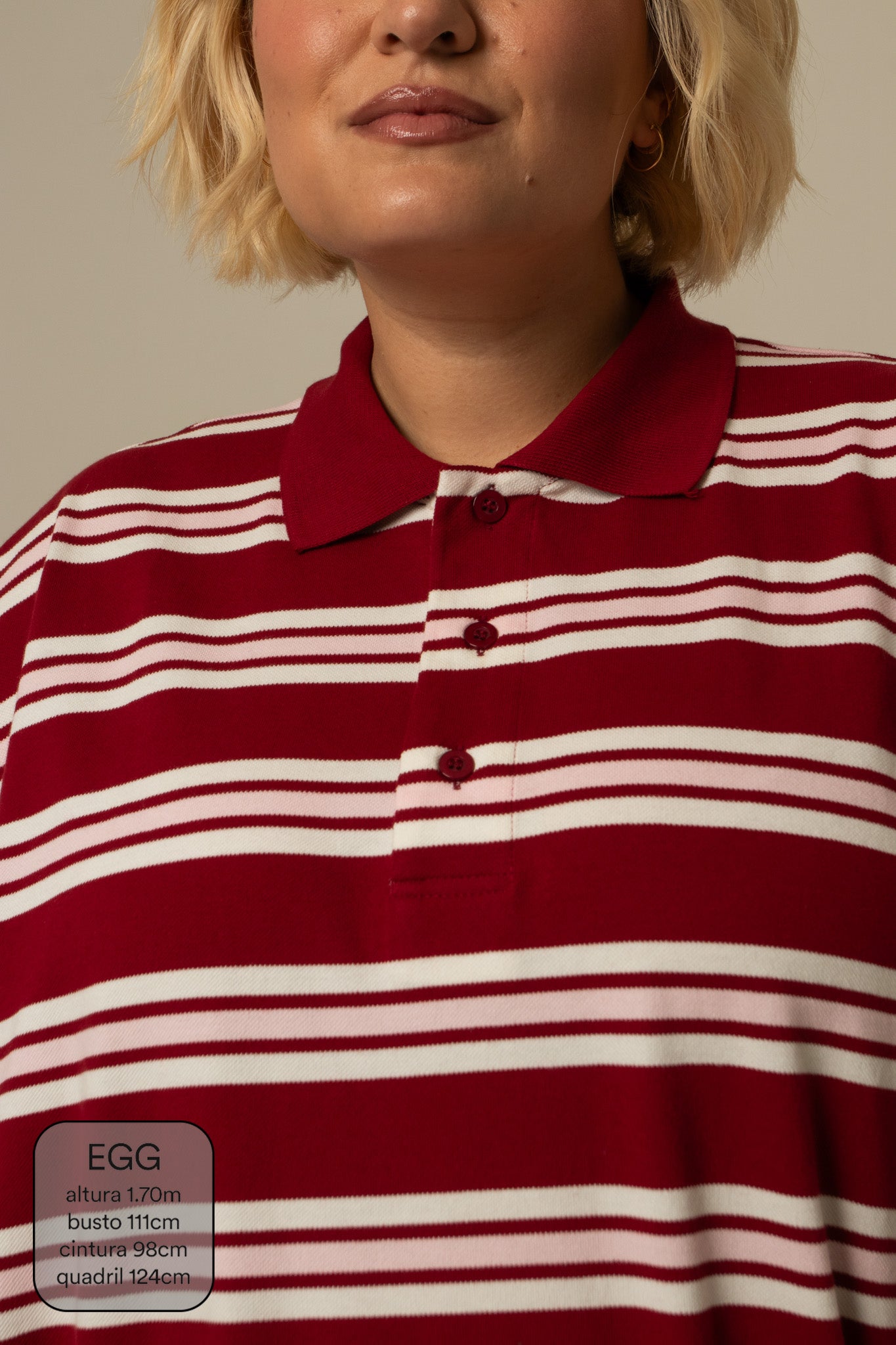 polo listrada oversized manga longa luv