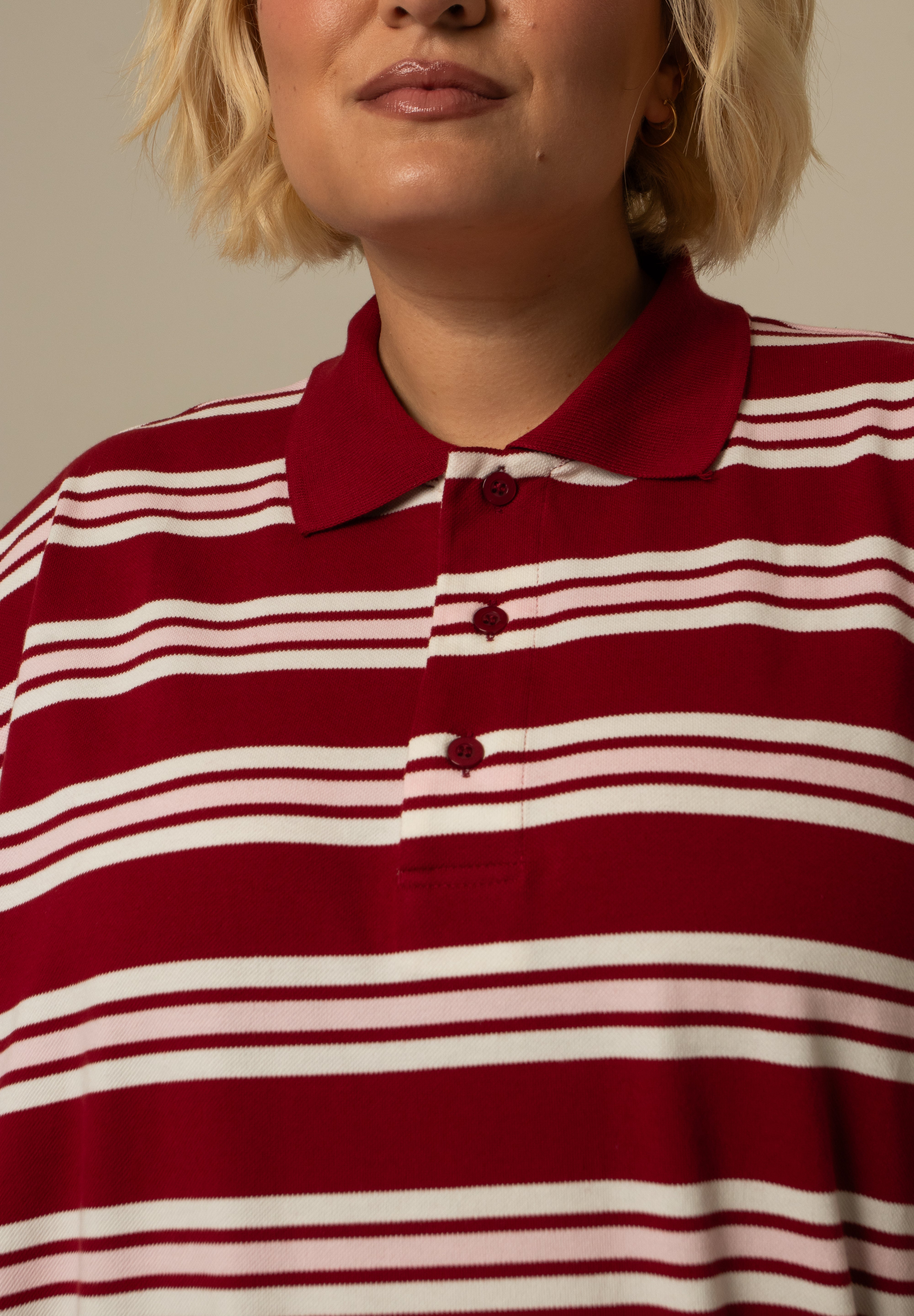 polo listrada oversized manga longa luv