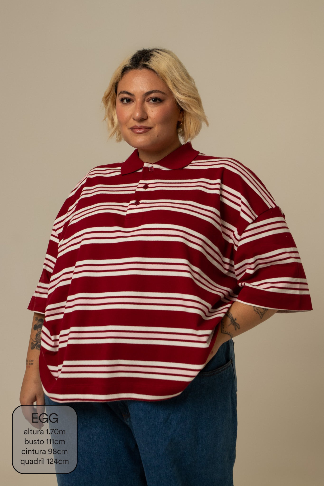polo listrada oversized luv