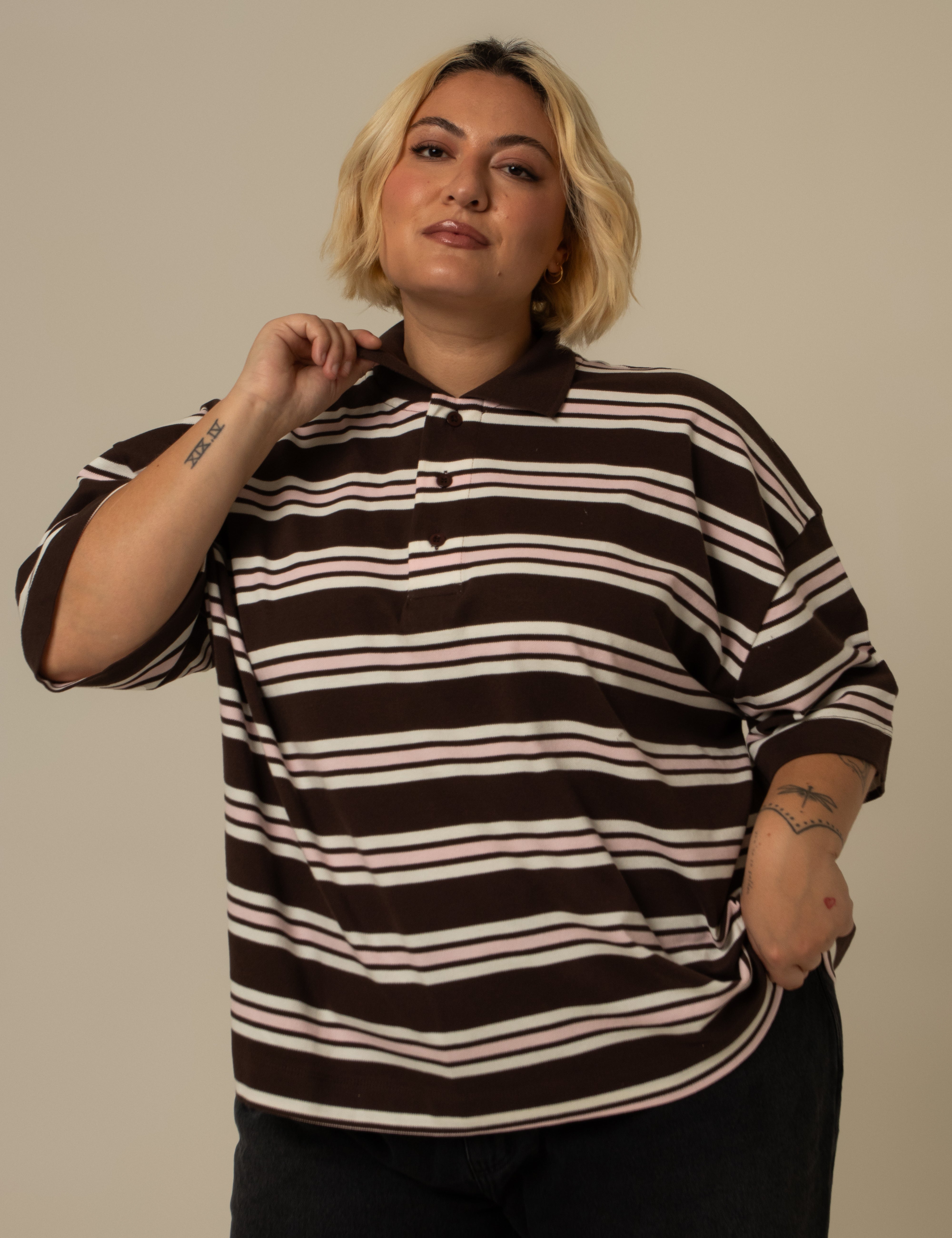 polo listrada oversized luv