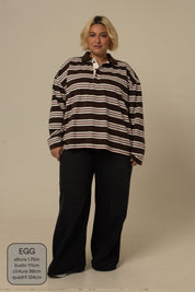 polo listrada oversized manga longa luv