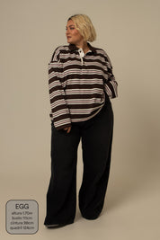 polo listrada oversized manga longa luv