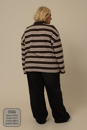 polo listrada oversized manga longa luv