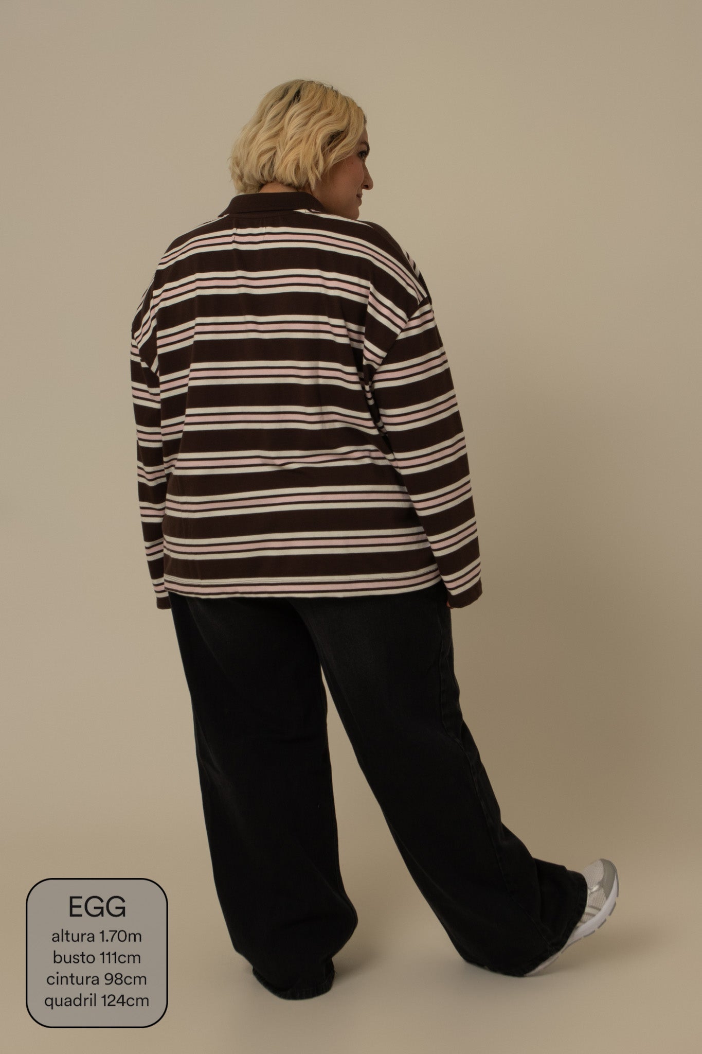 polo listrada oversized manga longa luv