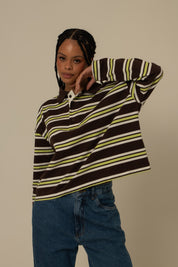 polo listrada oversized manga longa luv