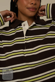 polo listrada oversized manga longa luv
